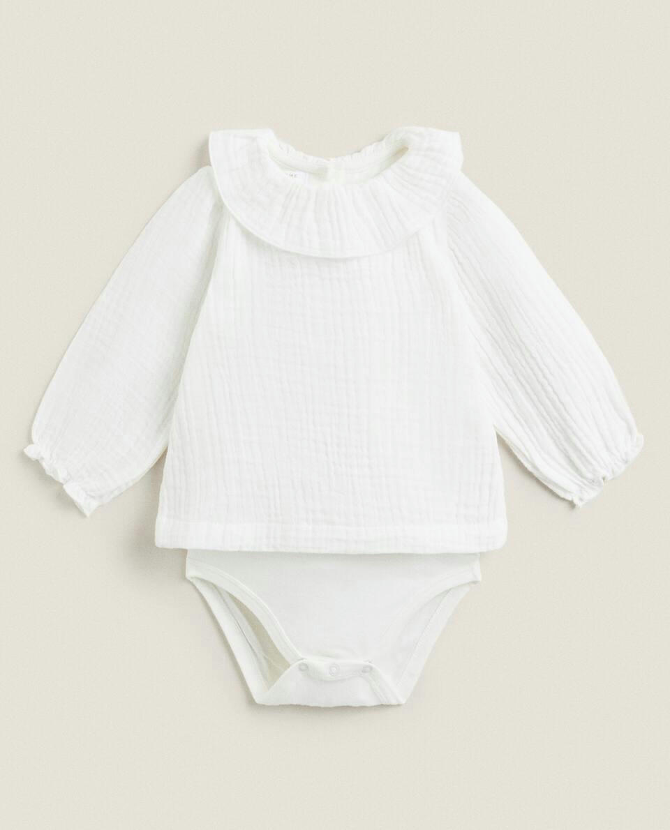 MUSLIN BABY BODYSUIT
