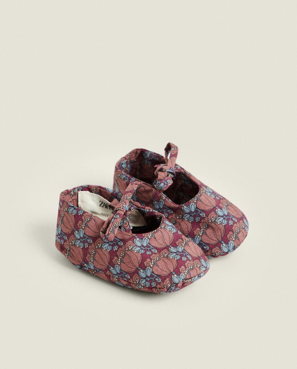 MADE WITH LIBERTY FABRIC CHILDREN'S BOOTIES