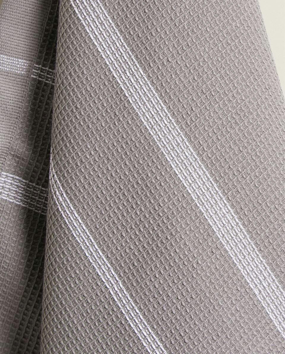 WAFFLE KNIT TEA TOWEL (PACK OF 2)