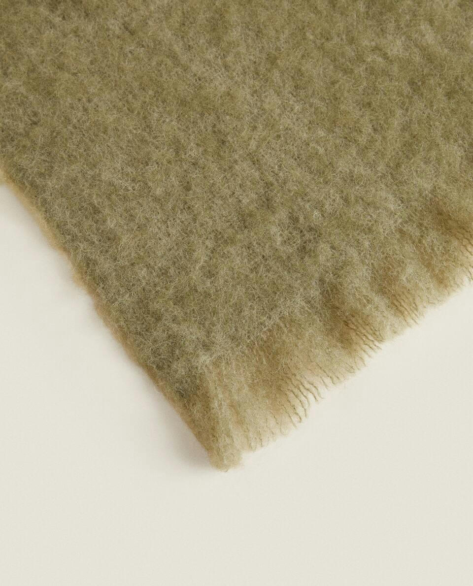 CARDED WOOL BLANKET