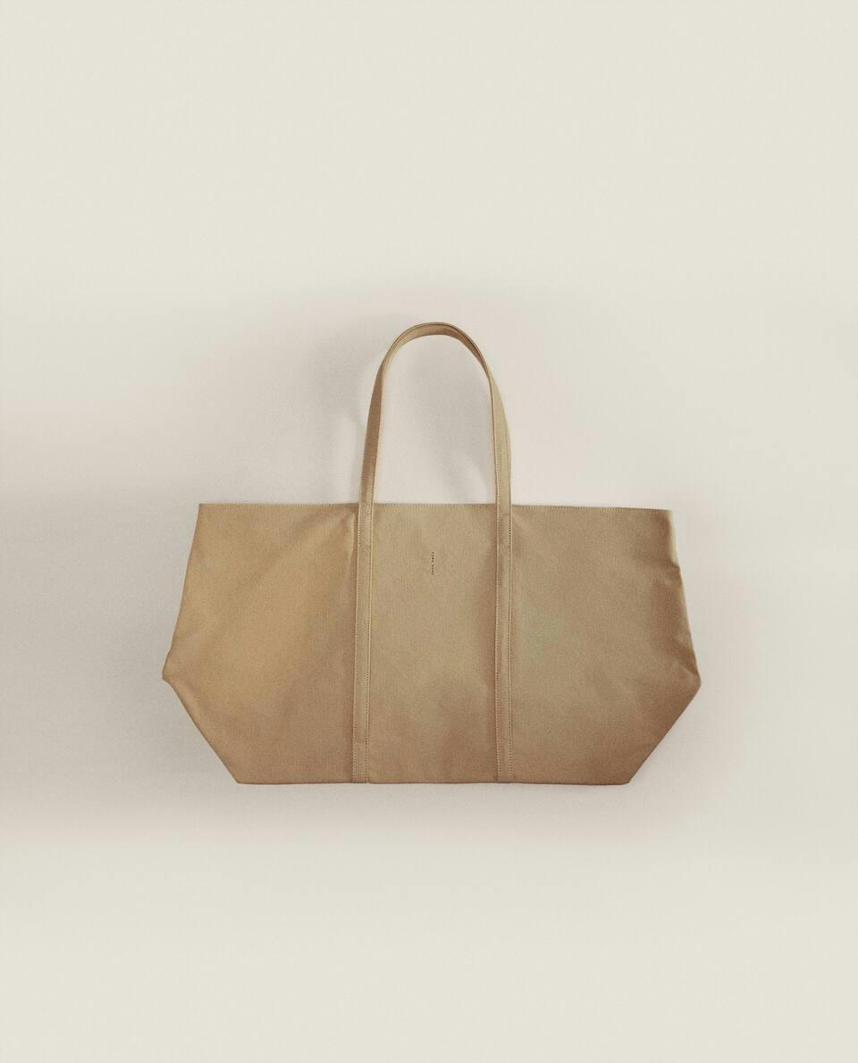 LARGE FABRIC TOTE BAG