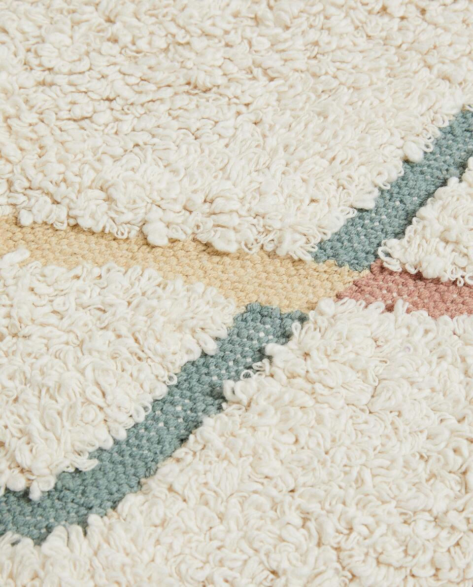 DIAMOND DESIGN COTTON RUG