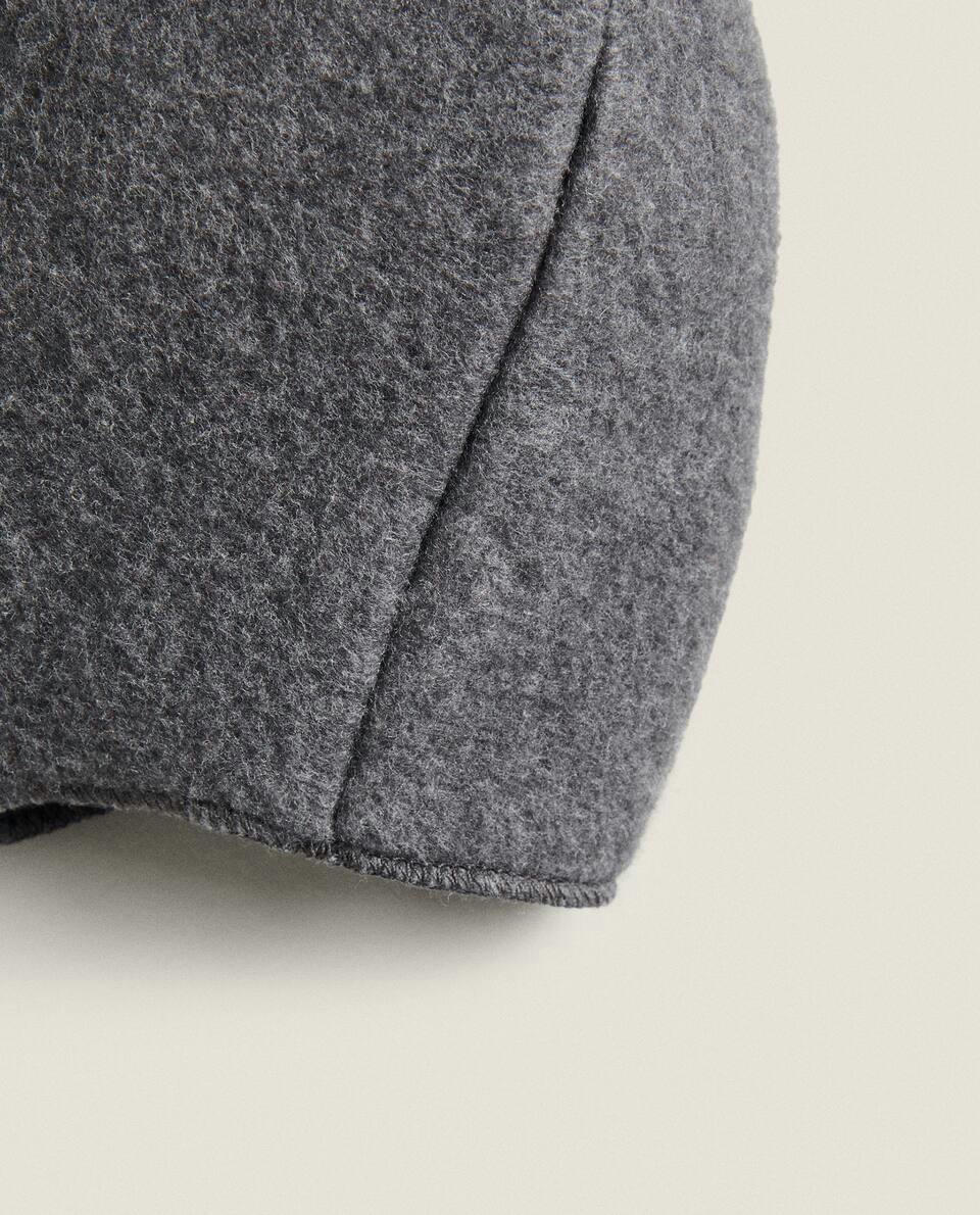GREY FLEECE BONNET