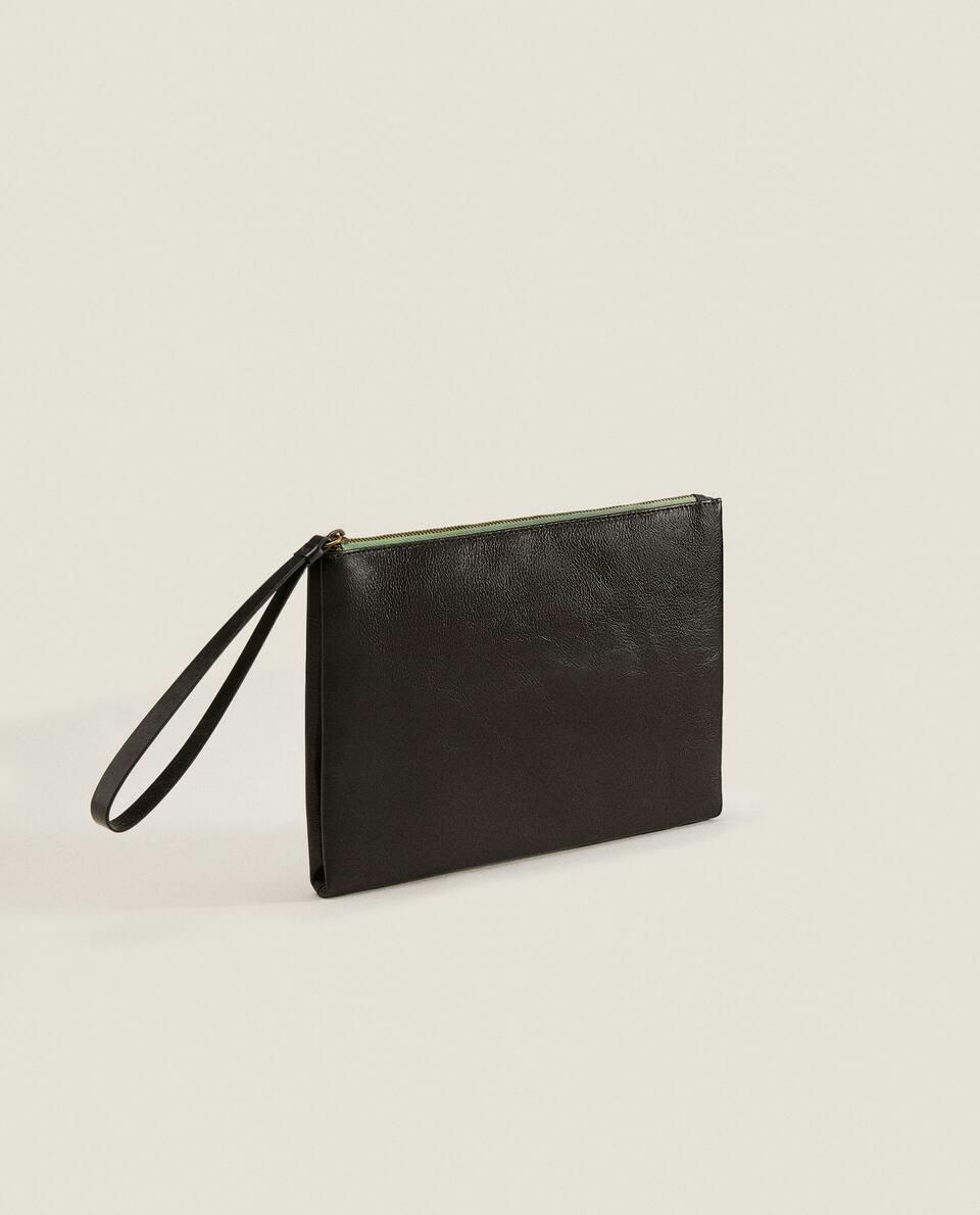 LEATHER CLUTCH BAG
