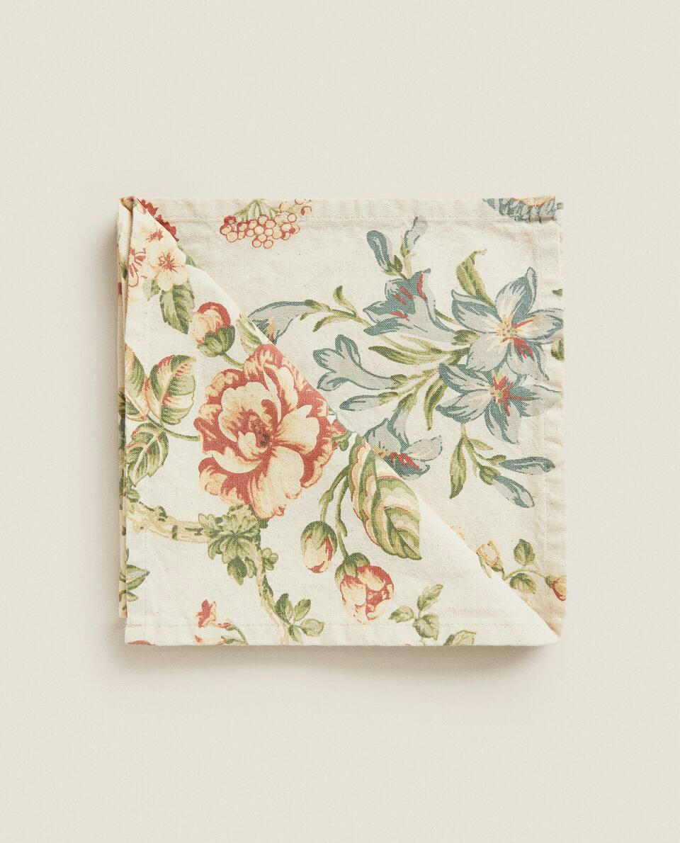 FLORAL PRINT NAPKIN
