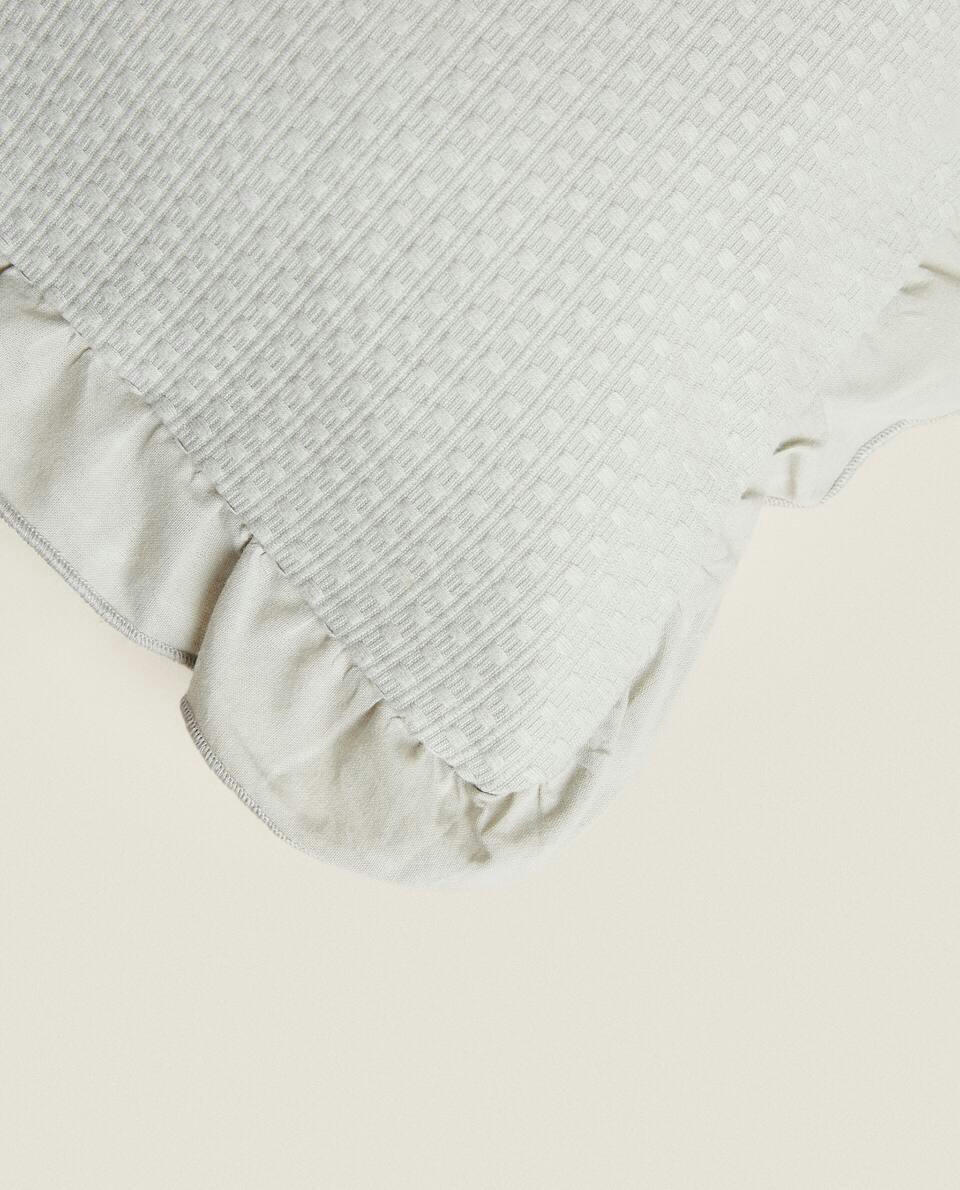 COTTON JACQUARD CUSHION