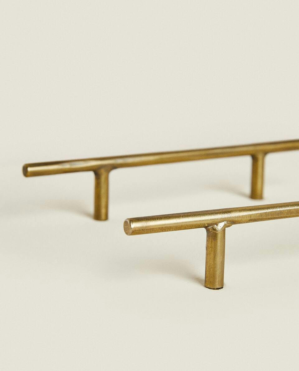 LONG GOLDEN METAL HANDLE (PACK OF 2)