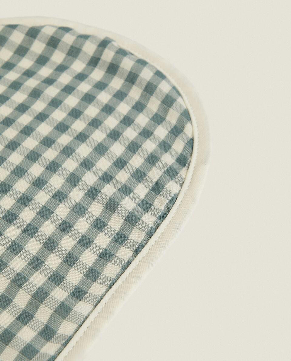 GINGHAM SHOULDER BIB