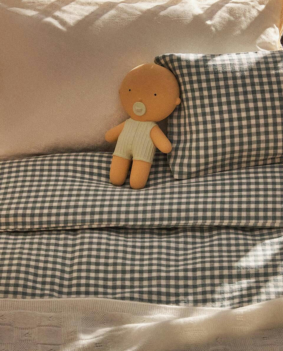 CHILDREN’S GINGHAM CHECK DUVET COVER