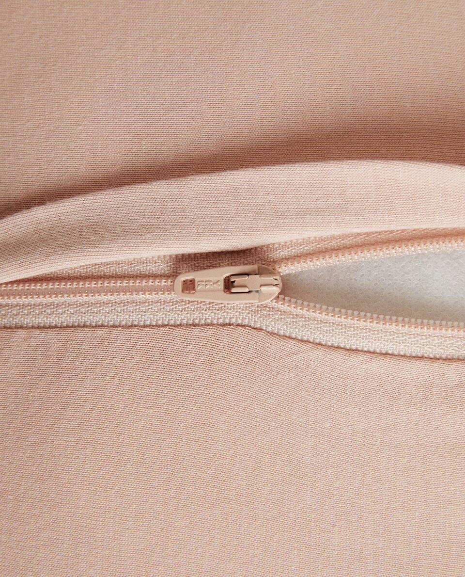 WAFFLE-KNIT CUSHION COVER