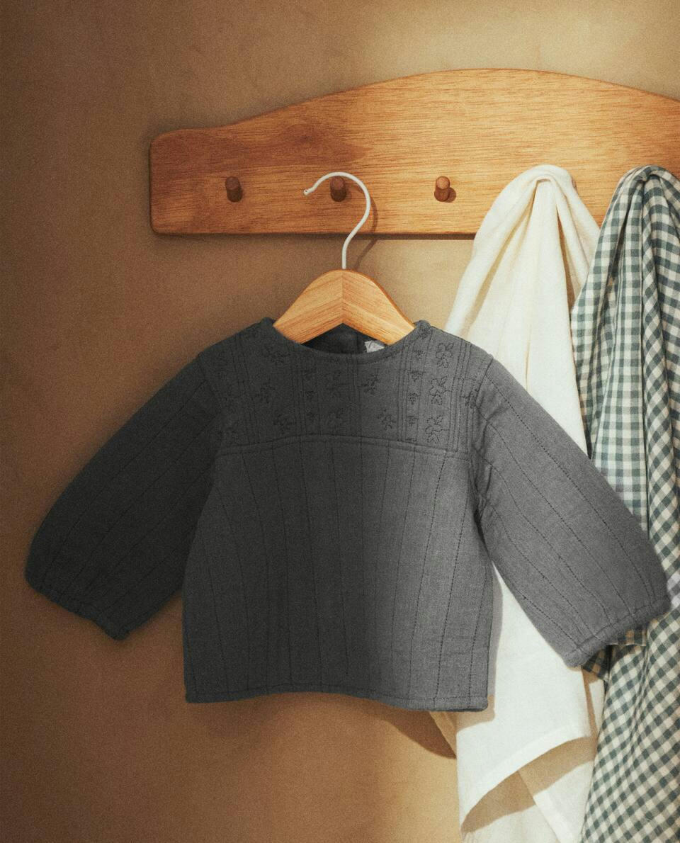 EMBROIDERED QUILTED SHIRT