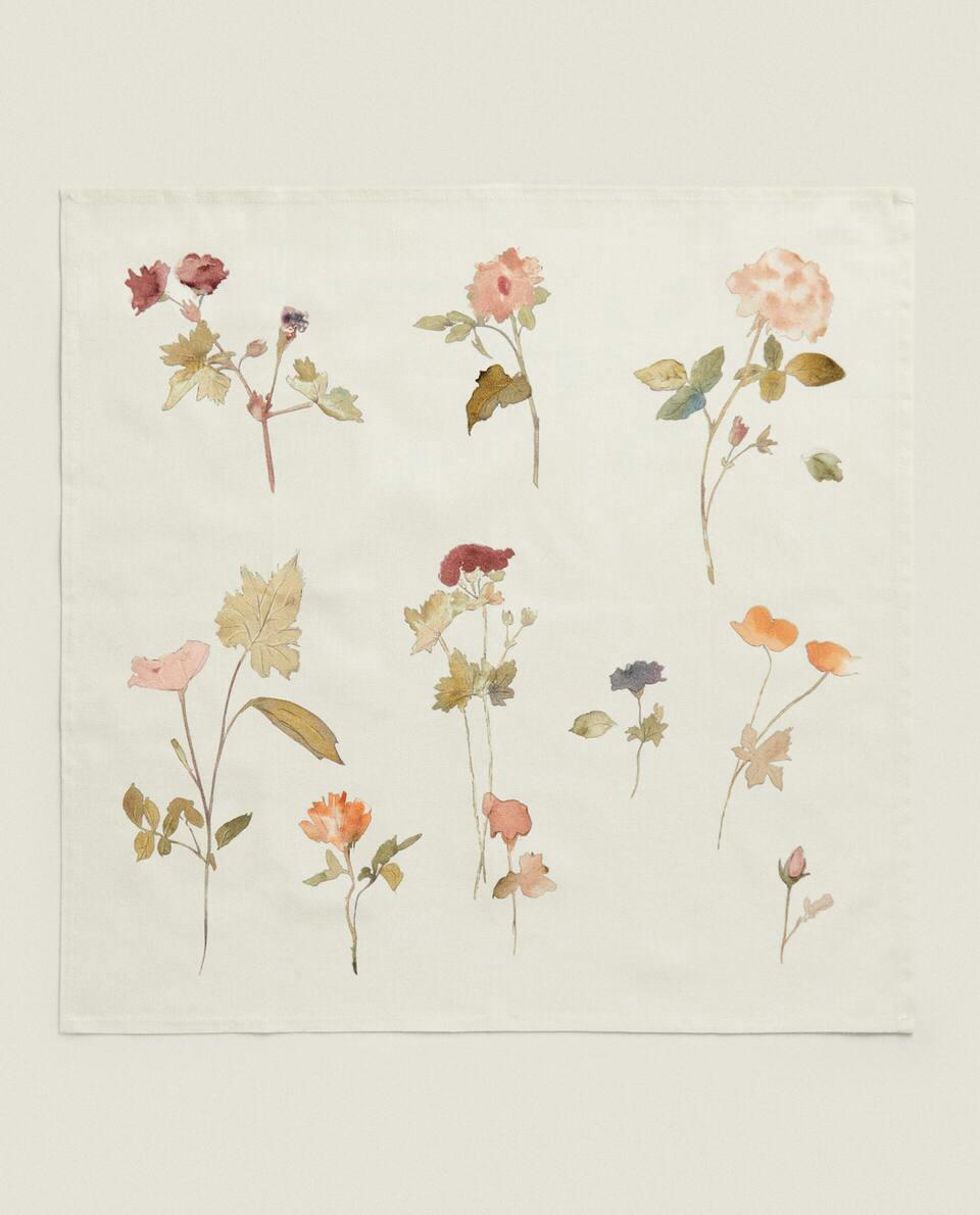 FLORAL COTTON NAPKINS (PACK OF 2)