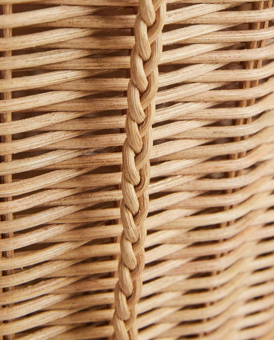 WOVEN RATTAN BASKET