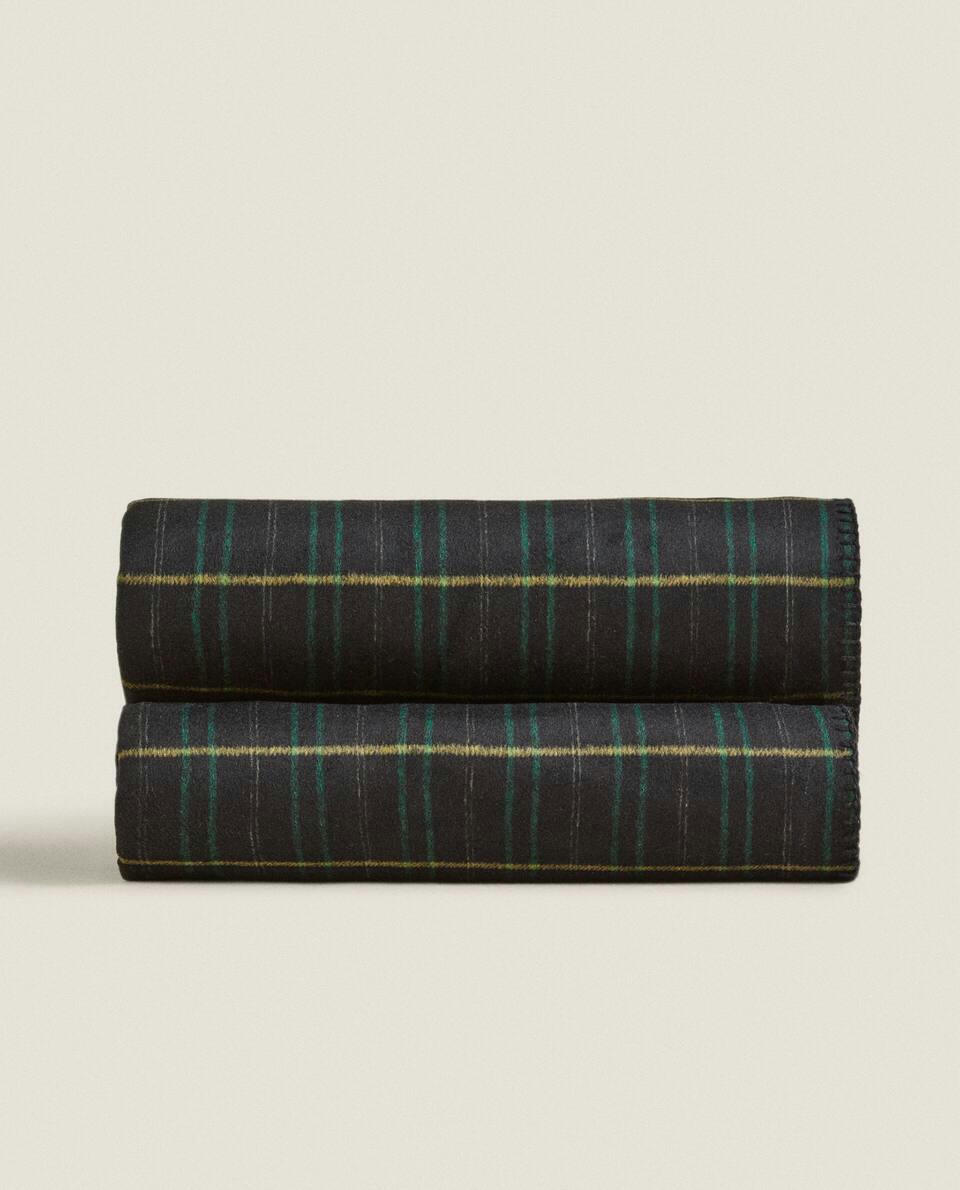 TARTAN WOOL BLANKET