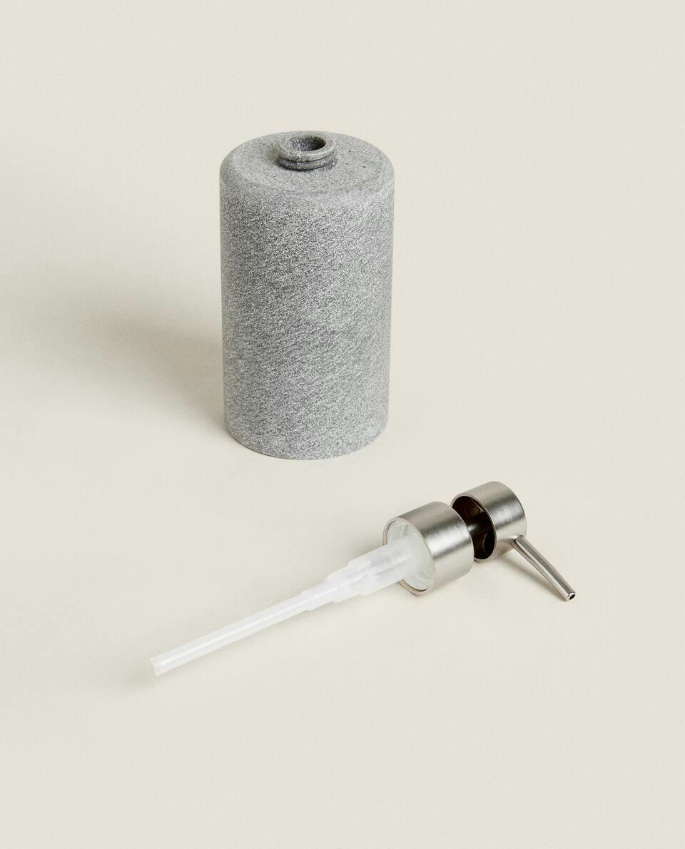 GREY RESIN BATHROOM SET