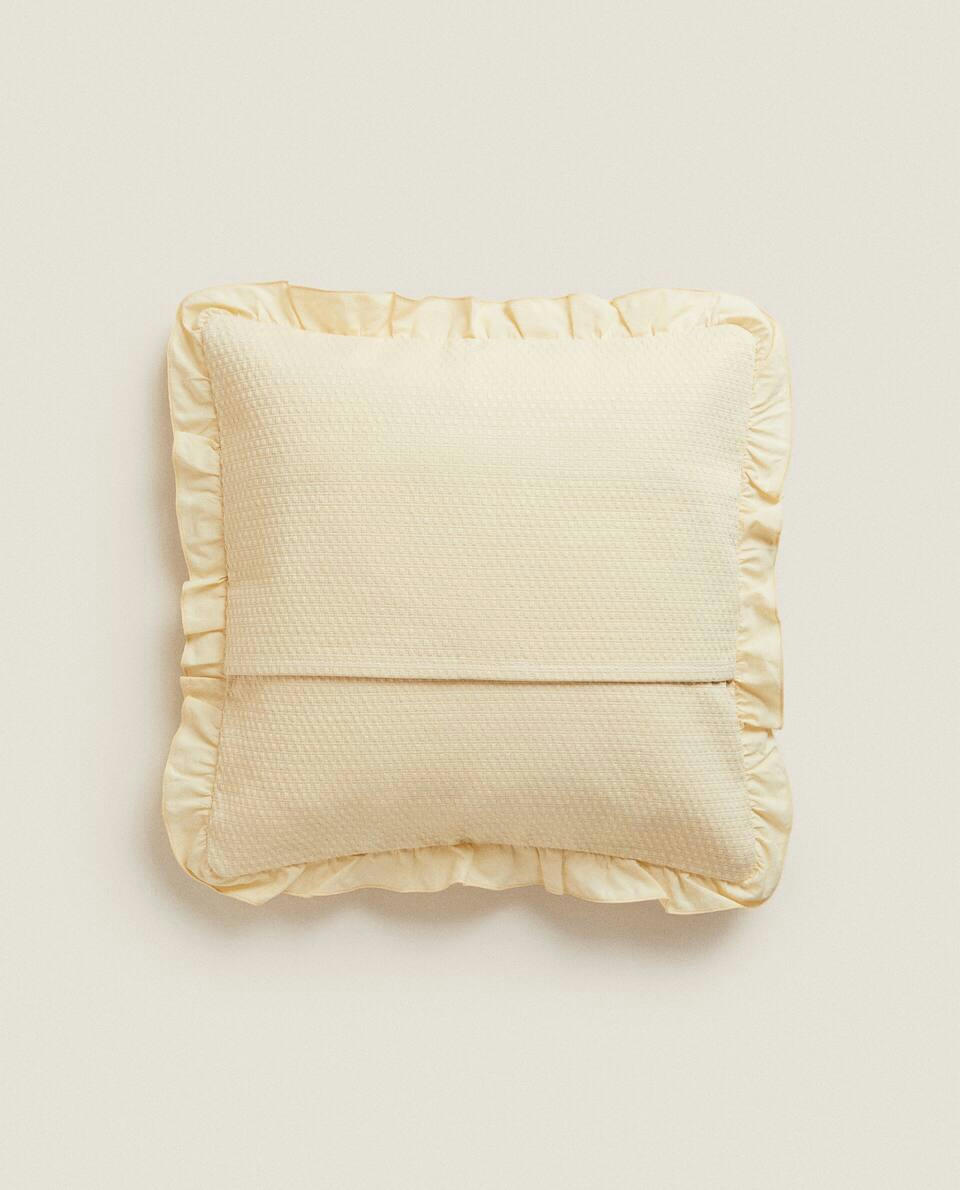 COTTON JACQUARD CUSHION