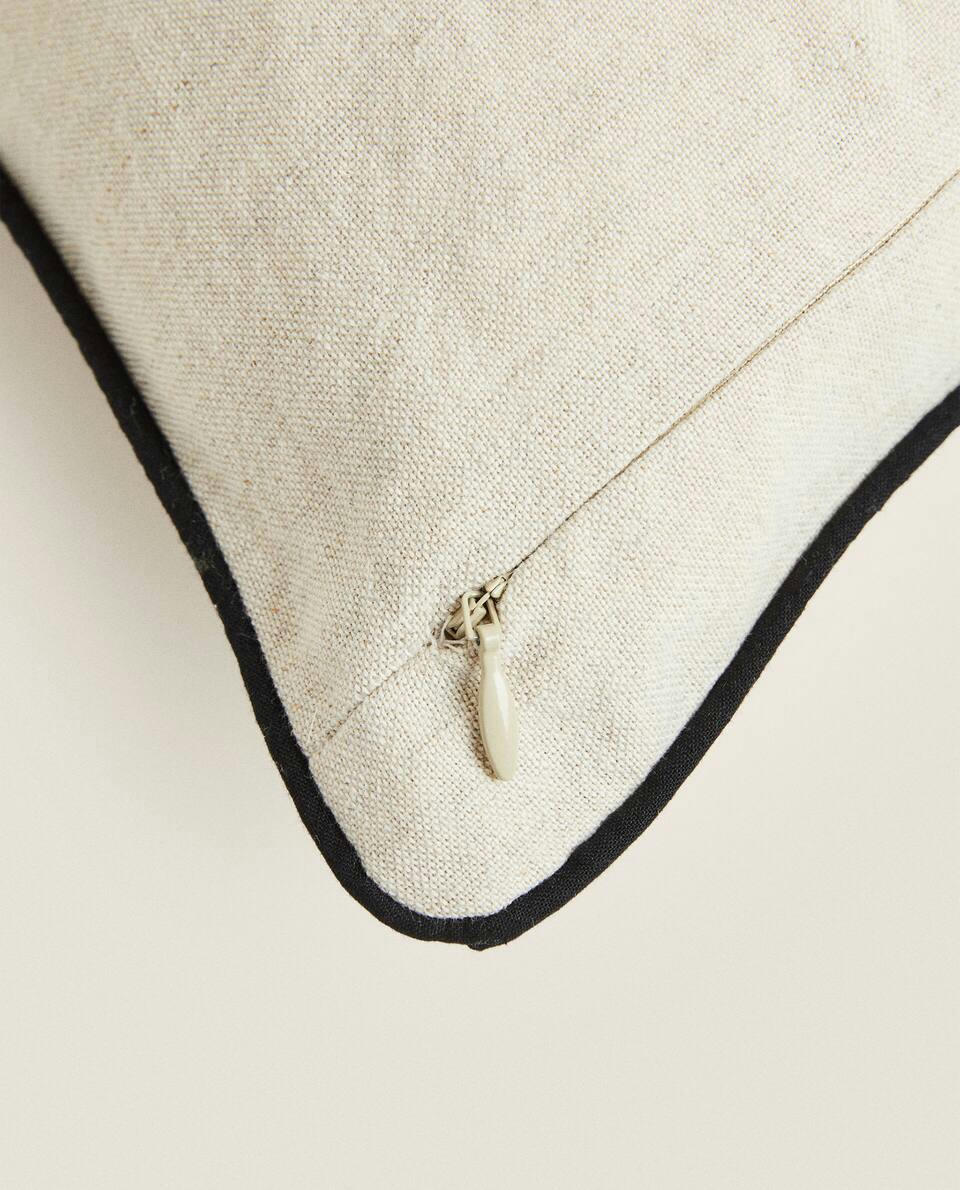 EMBROIDERED CUSHION COVER