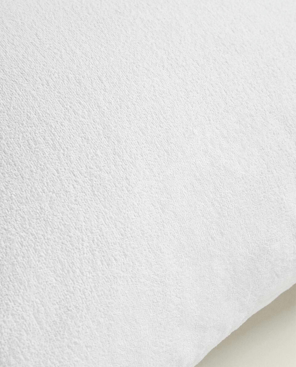 WATERPROOF COTTON TERRY PILLOW PROTECTOR