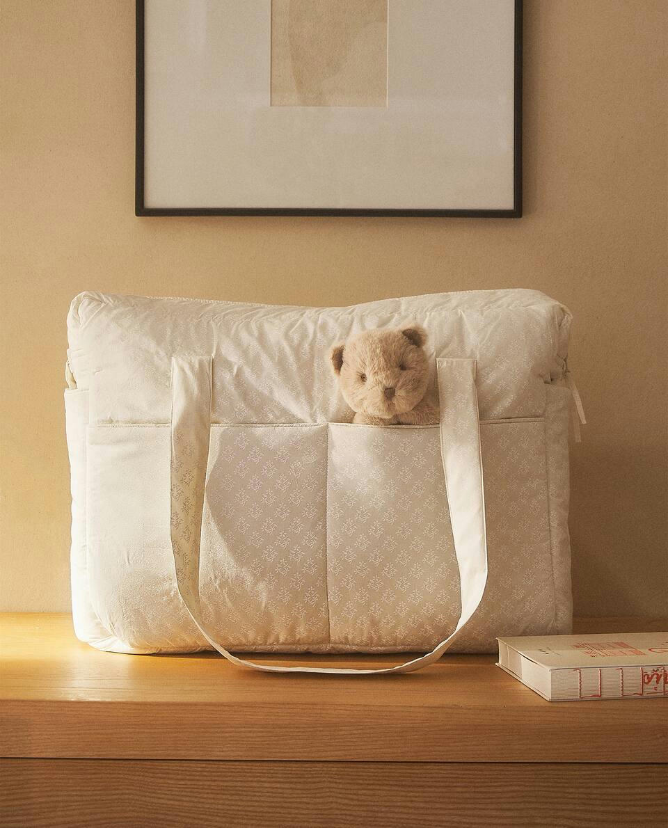 FLORAL PRINT MATERNITY BAG