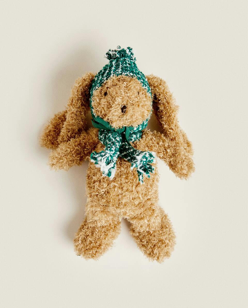 CHILDREN’S MEDIUM CHRISTMAS BUNNY SOFT TOY