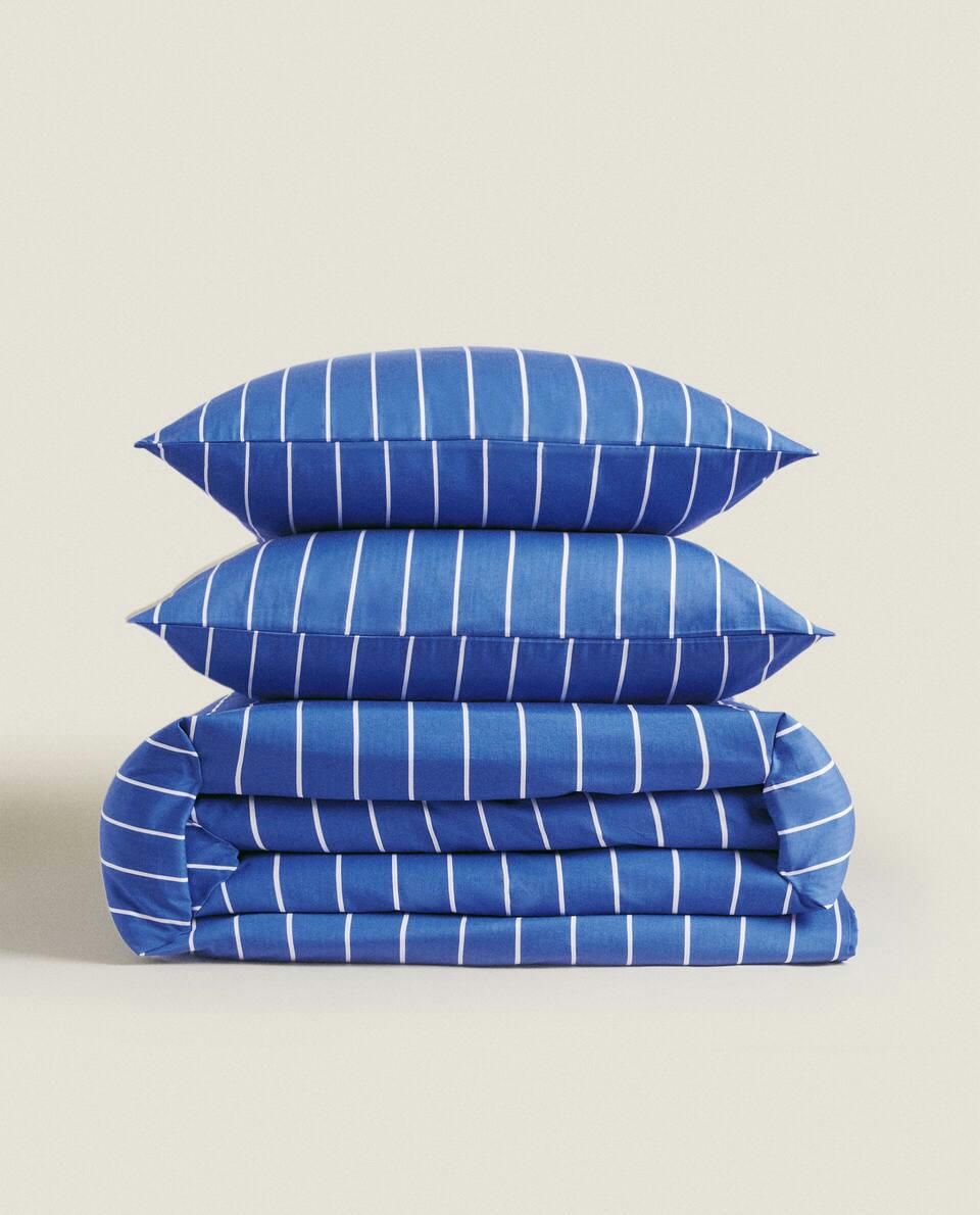 STRIPED DUVET COVER