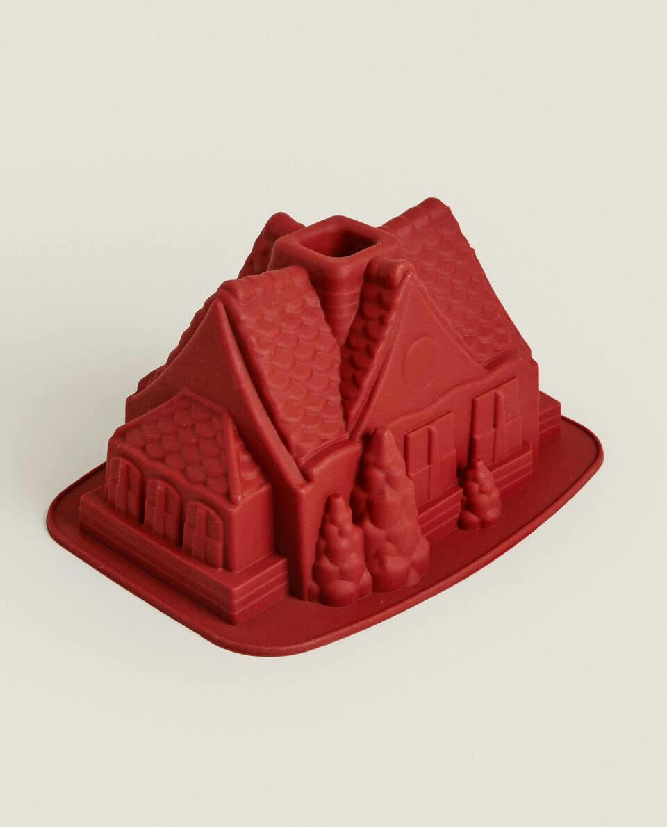 CHRISTMAS HOUSE SILICONE BAKING MOULD