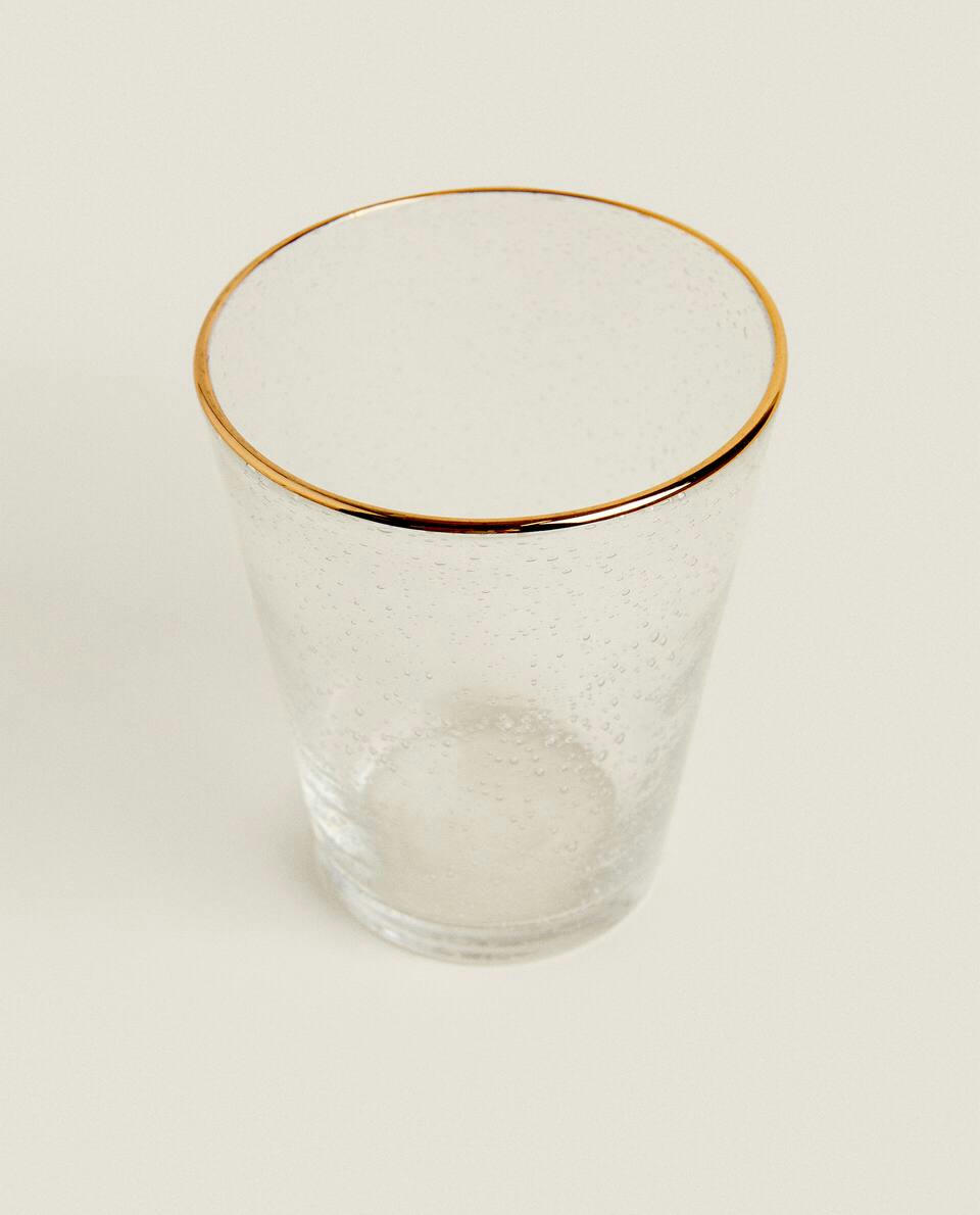 CHRISTMAS TUMBLER WITH BUBBLE RIM