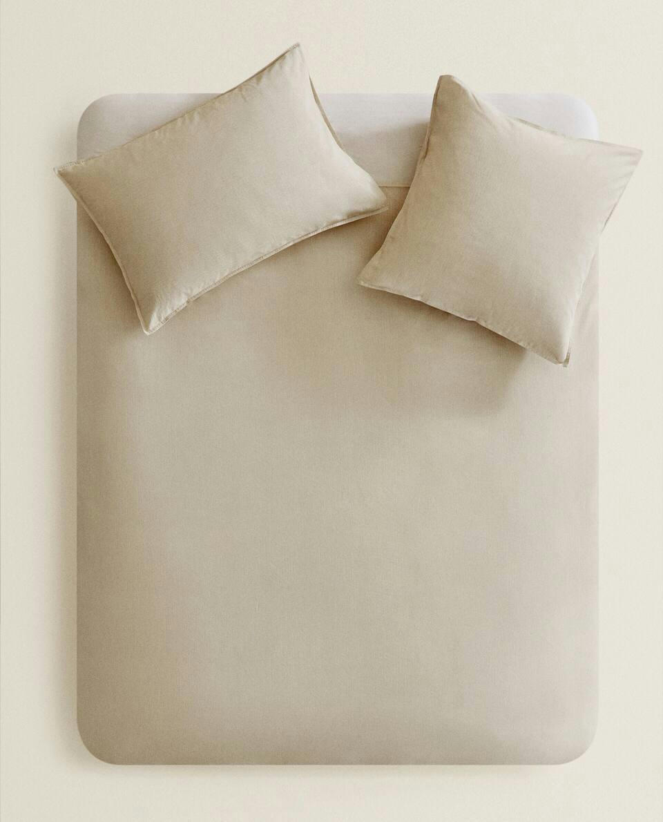 STRIPED COTTON DUVET COVER