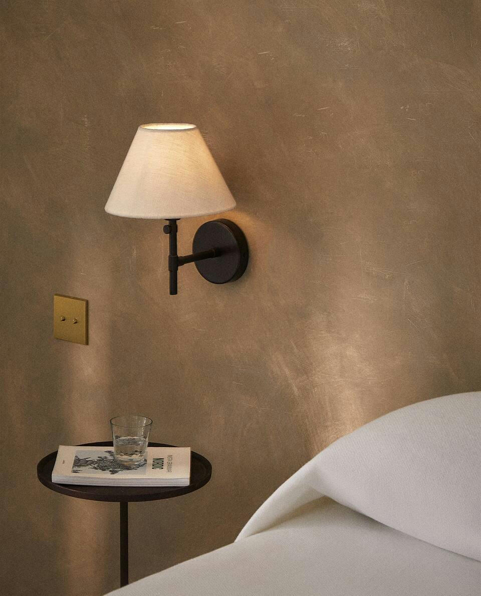 LINEN LAMPSHADE APPLIQUé