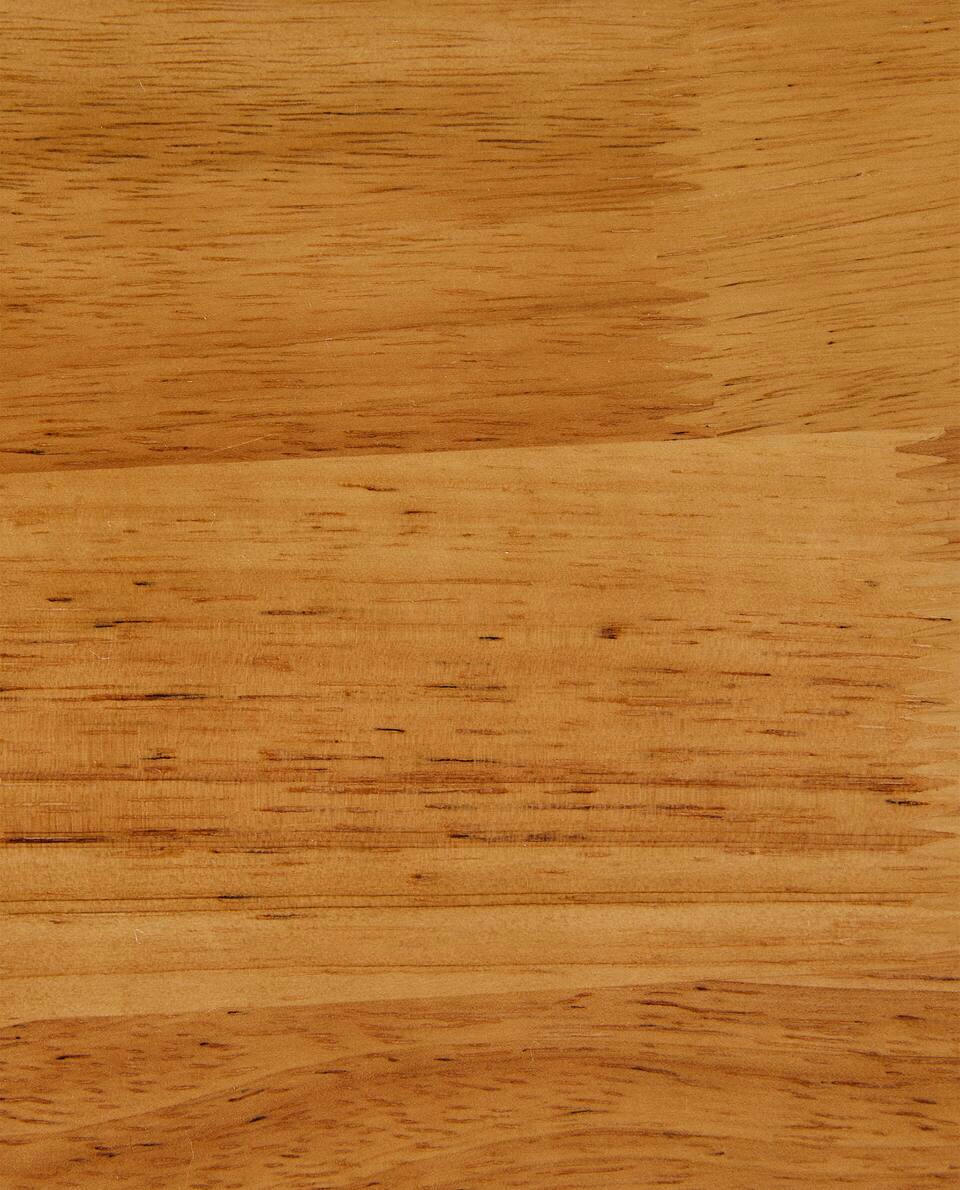 WOODEN BEDSIDE TABLE