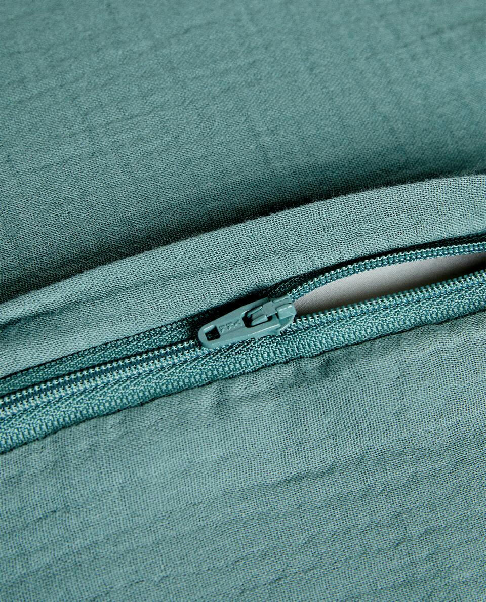 CHILDREN’S CHECKED CHRISTMAS CUSHION COVER