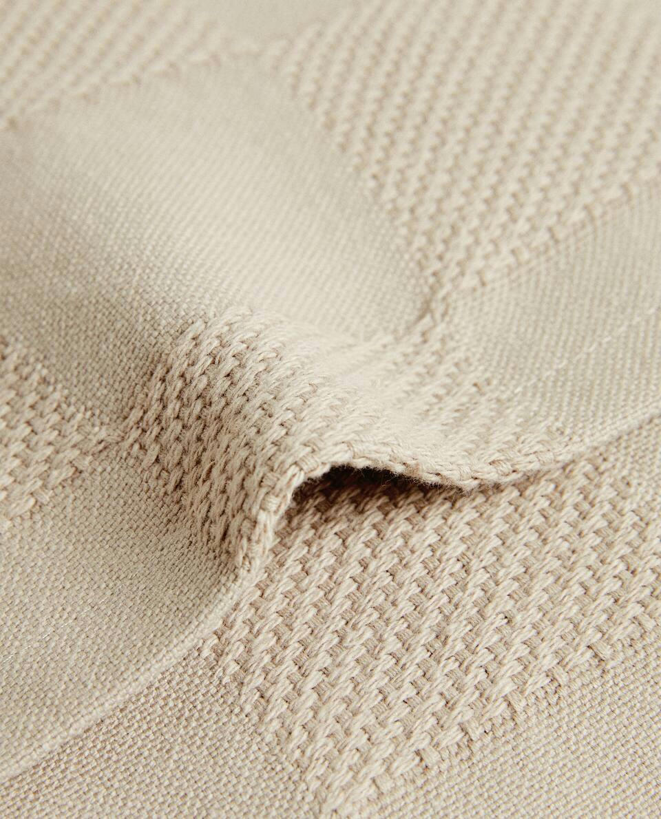 CHECK COTTON CUSHION COVER