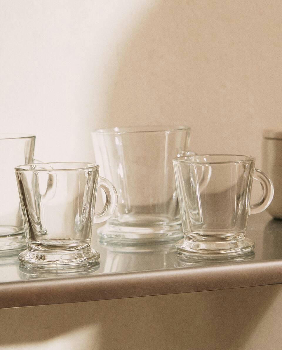 TRANSPARENT GLASS ESPRESSO CUP