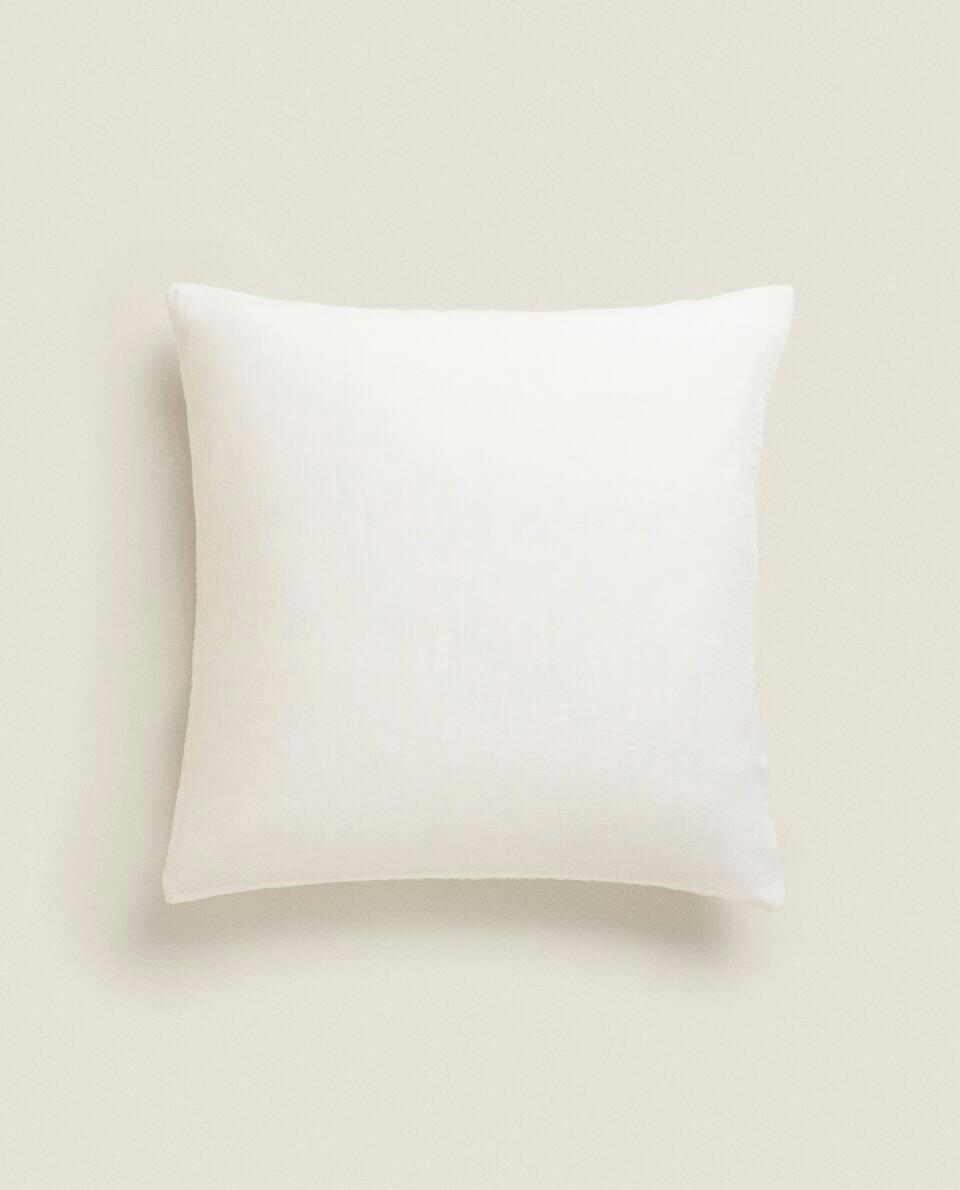 CUSHION COVER WITH TOPSTITCHING