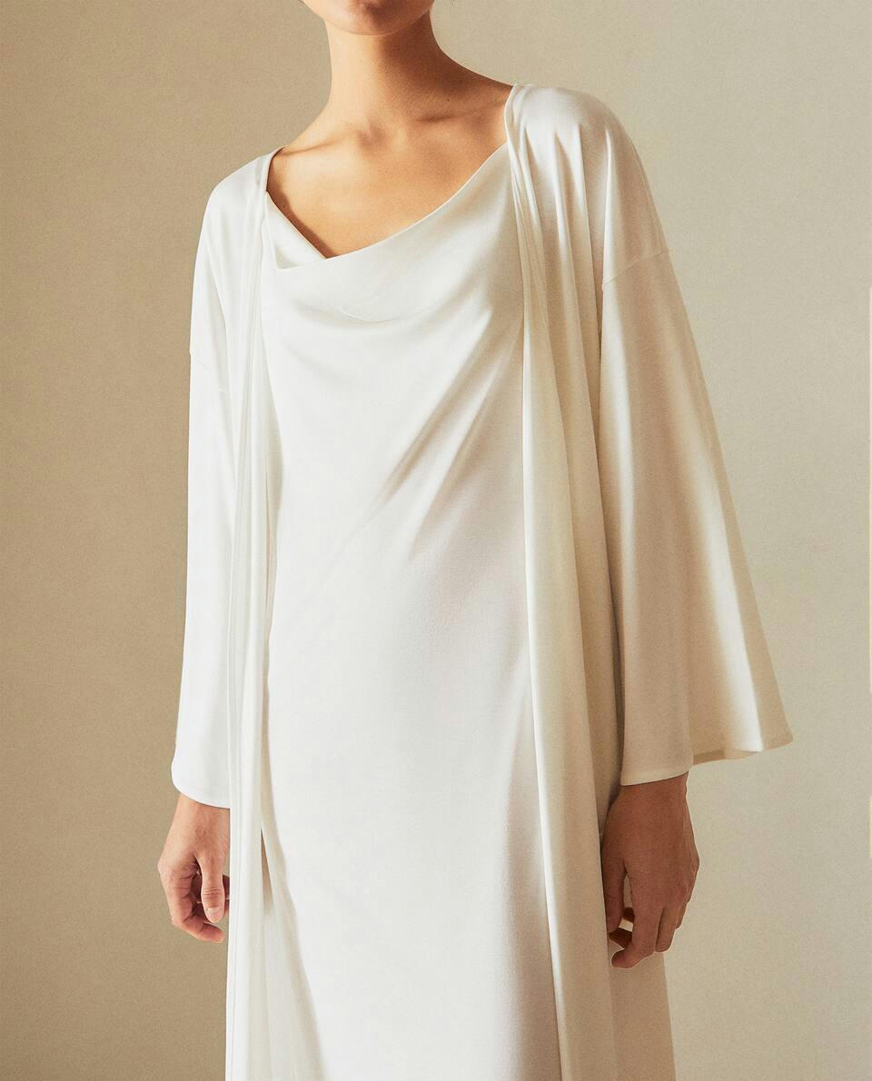 JERSEY FABRIC DRESSING GOWN