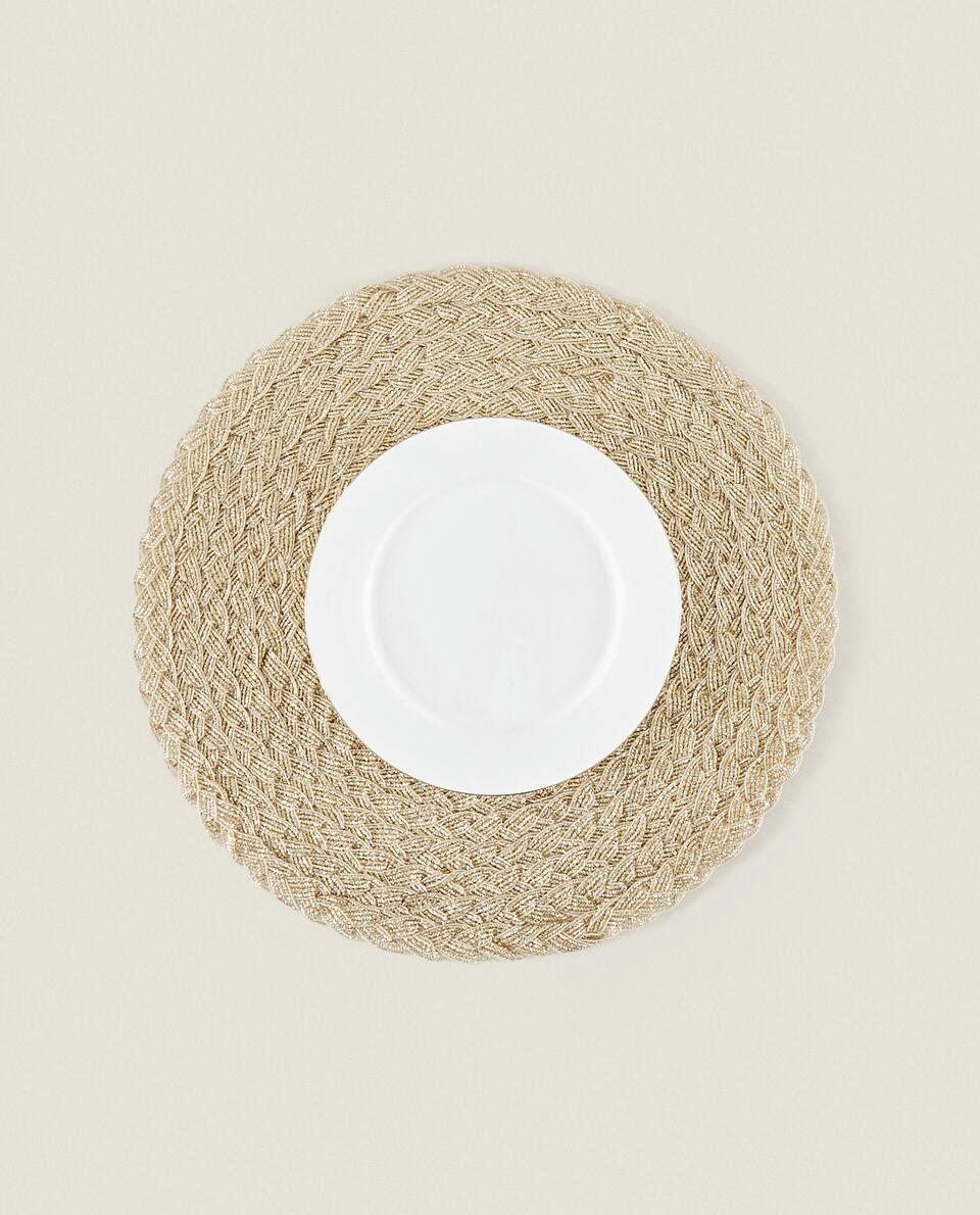 PACK OF BRAIDED CHRISTMAS PLACEMATS (PACK OF 2)