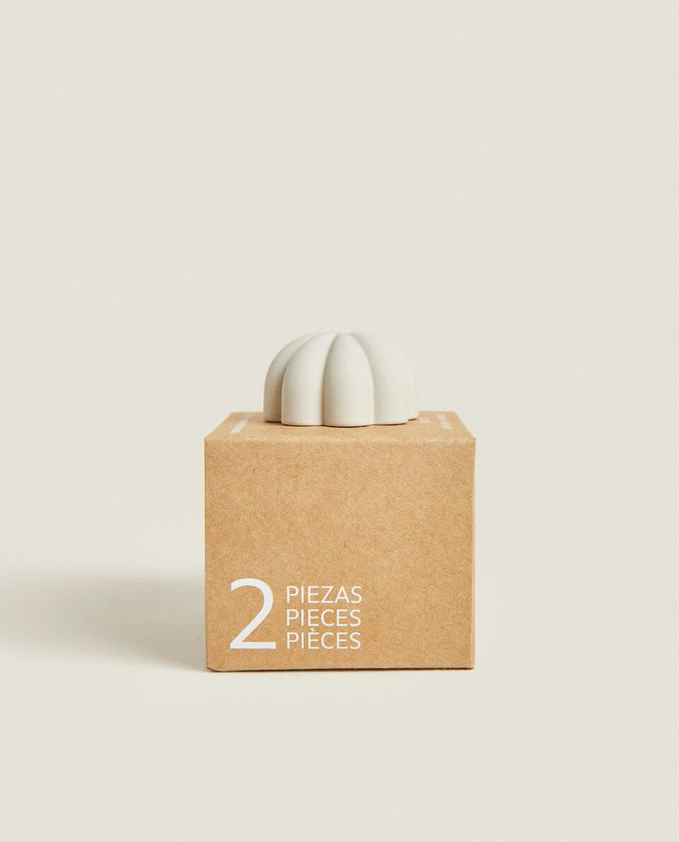 METAL FLOWER DOOR KNOB (PACK OF 2)