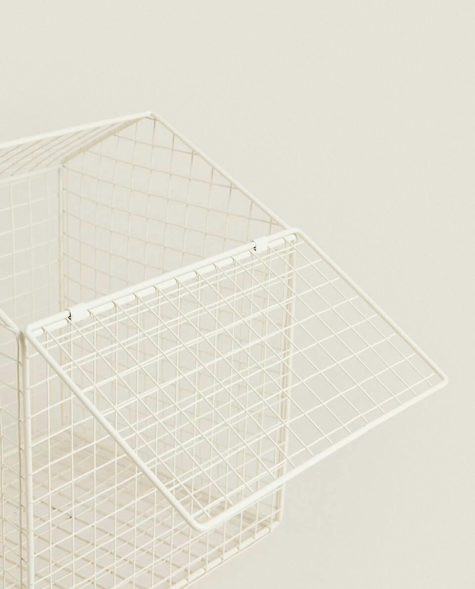 METAL BASKET WITH LID