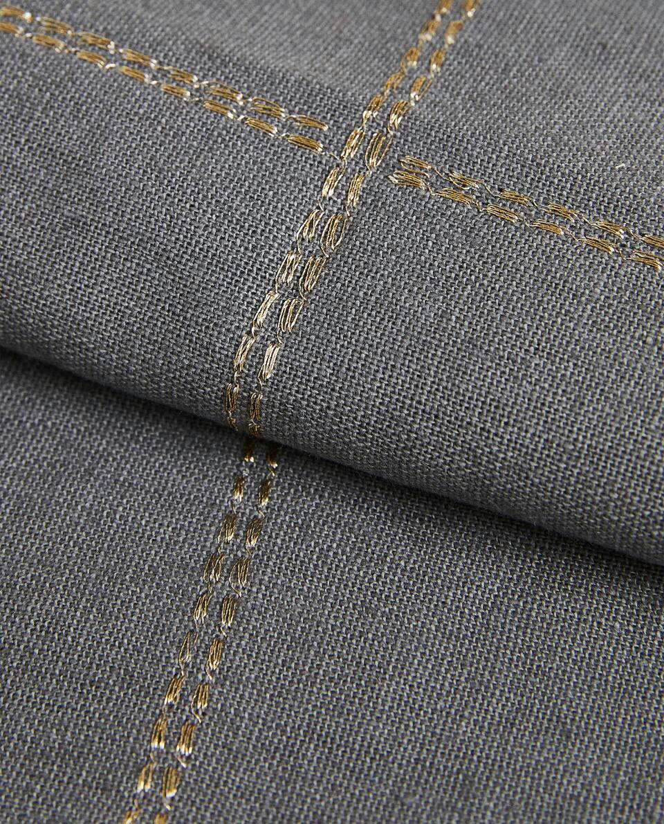 PACK OF CHRISTMAS CHAIN LINEN NAPKINS (PACK OF 2)