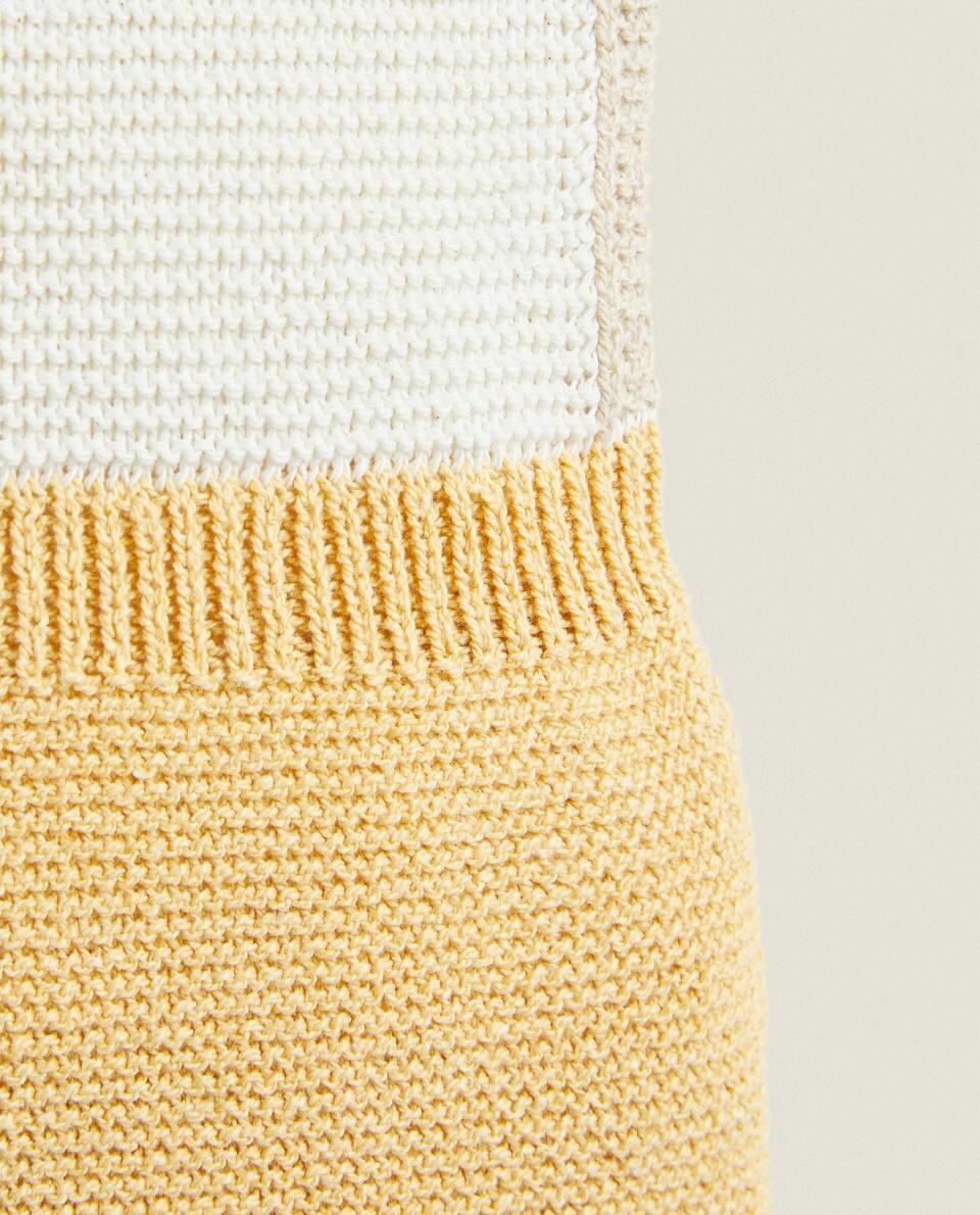 CHUNKY KNIT DUNGAREES