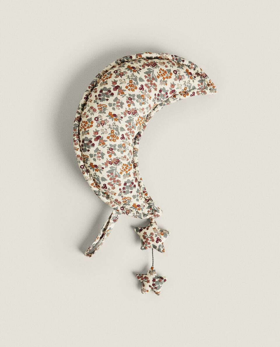 FLORAL PRINT FABRIC CHILDREN’S COT MOBILE