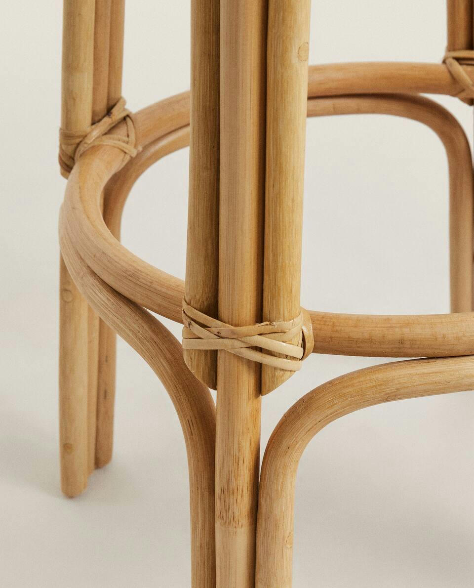 RATTAN STOOL