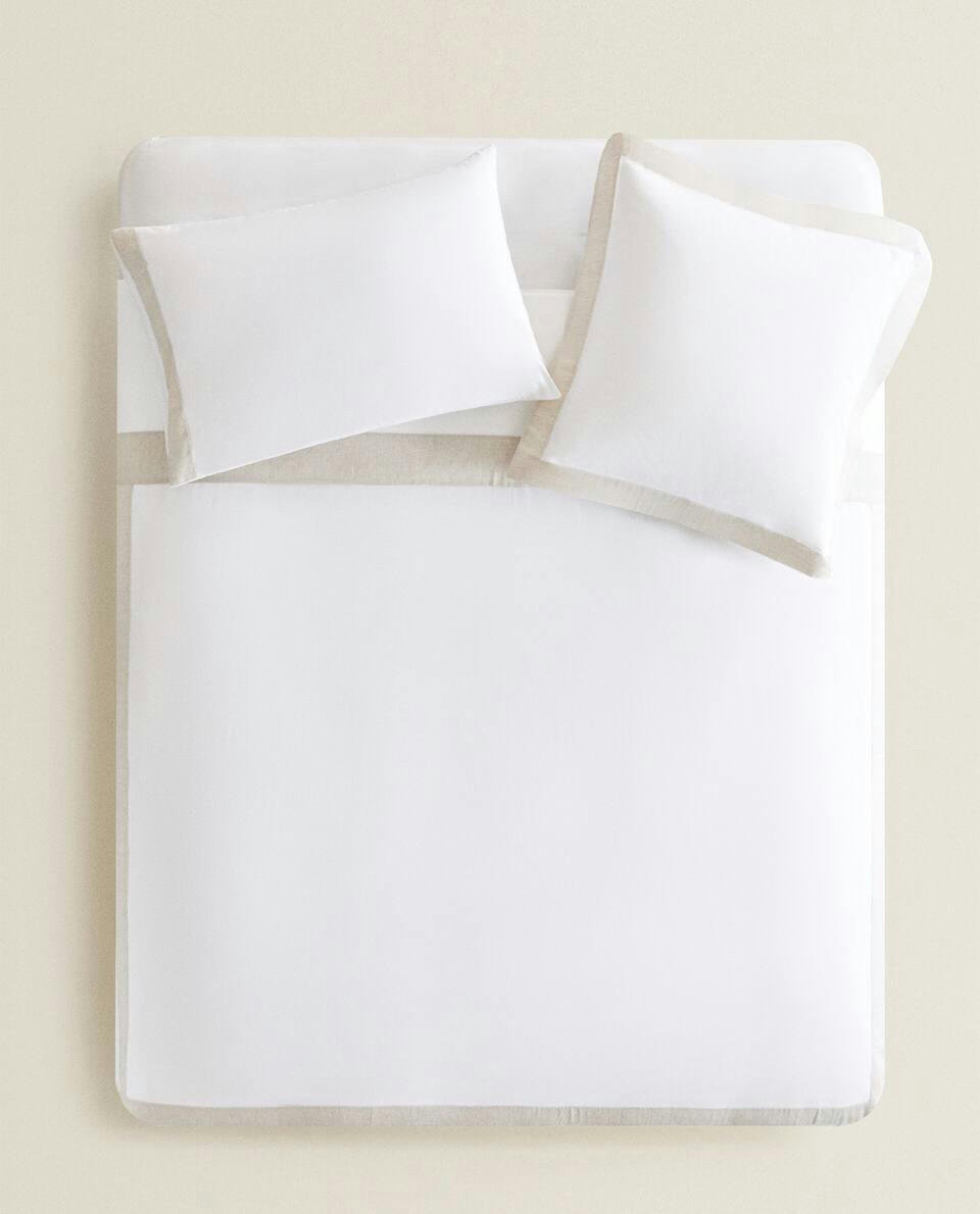 DUVET COVER WITH BORDER