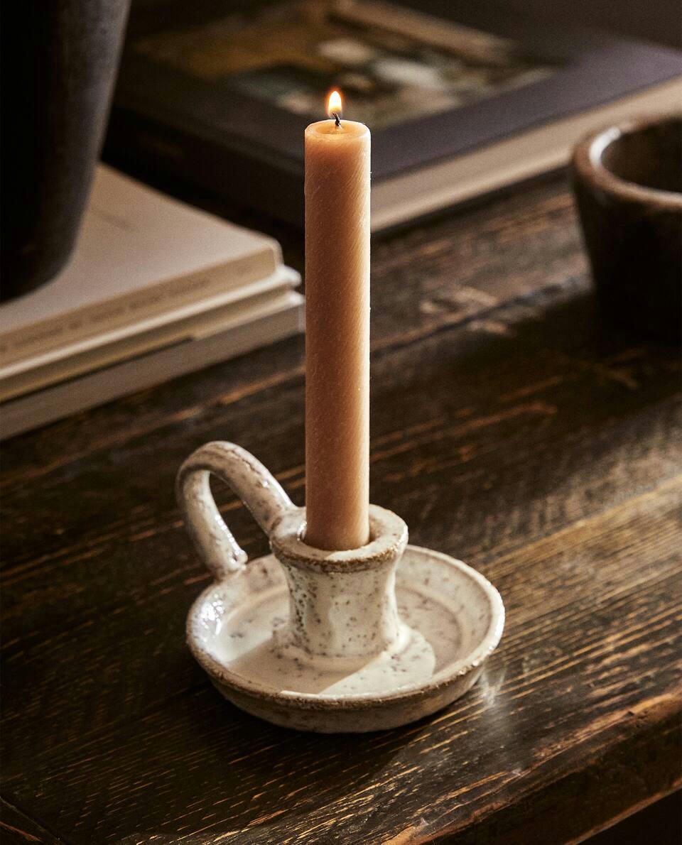 MINI CLAY CANDLESTICK
