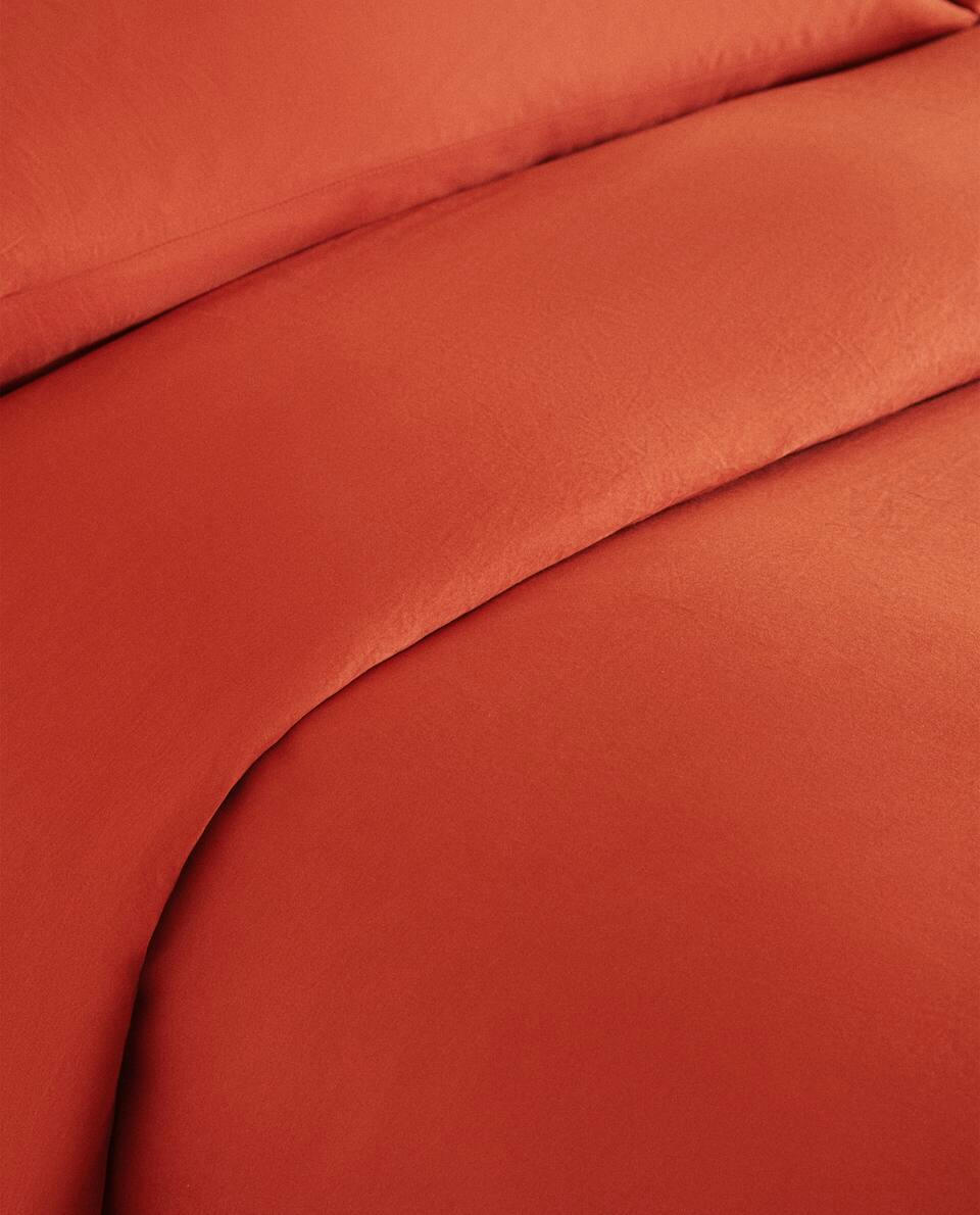 (300 THREAD COUNT) WASHED SATEEN DUVET COVER