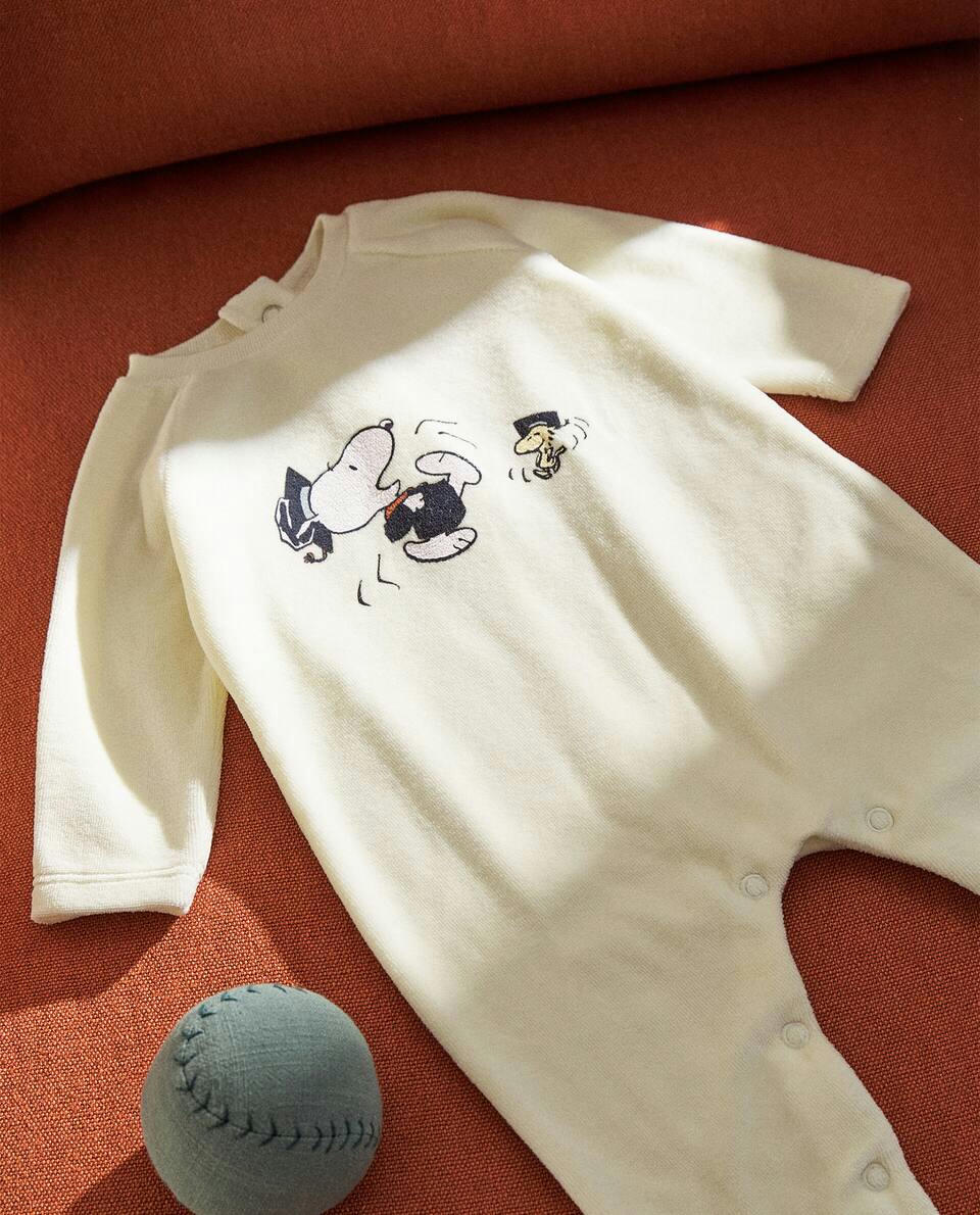 VELOUR PEANUTS? ROMPER