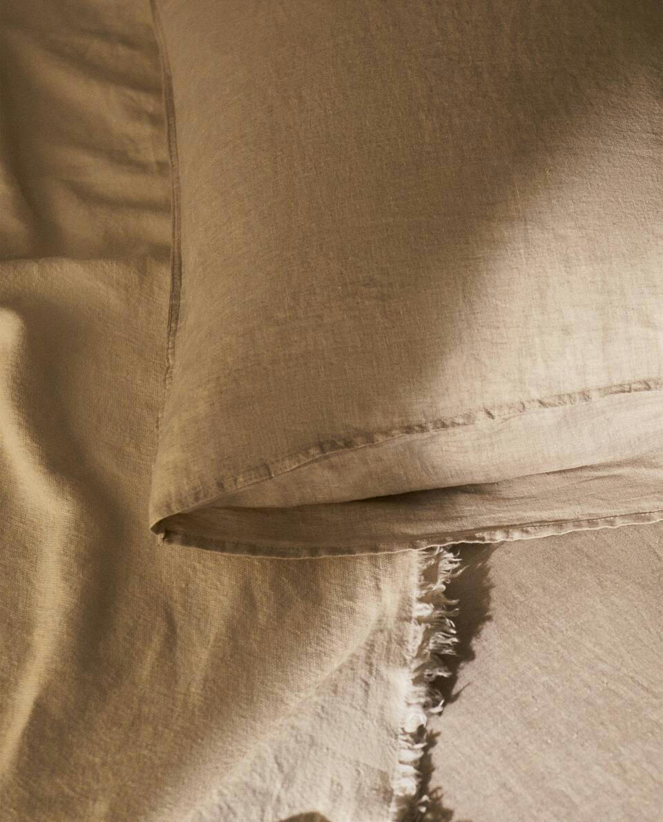 (140 GxM2) WASHED LINEN PILLOWCASE