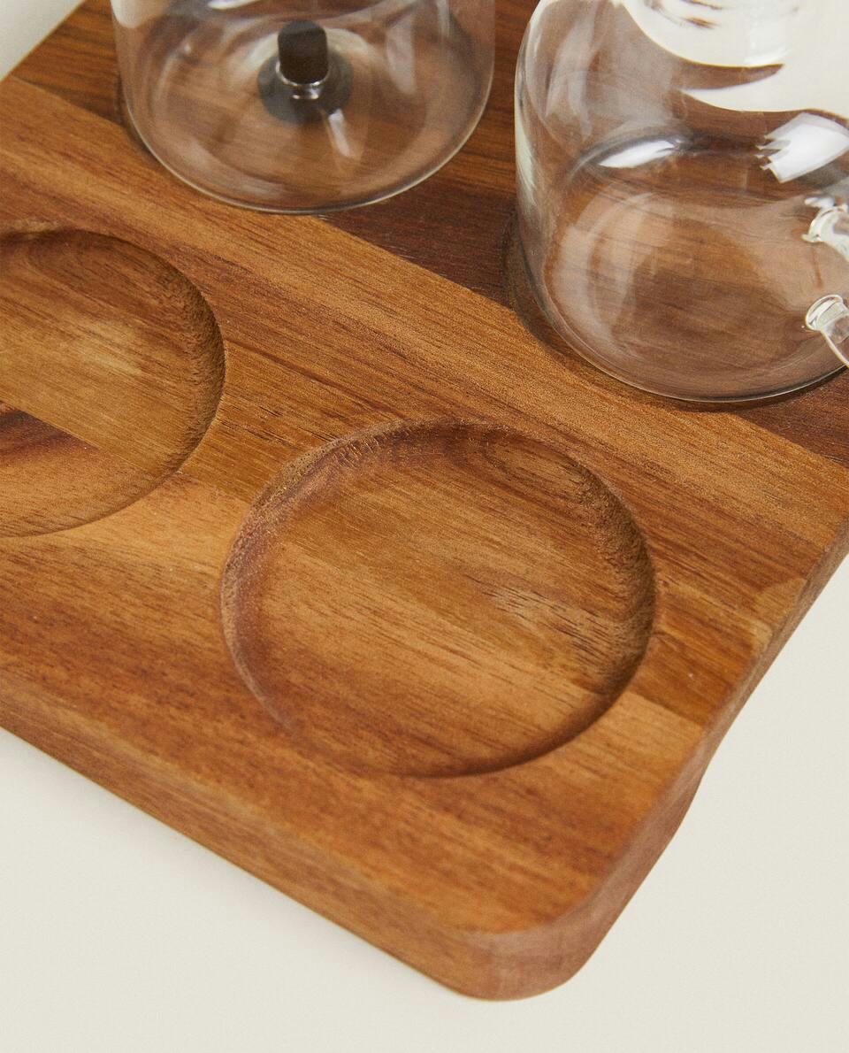 SALT AND CRUET WITH TRAY SET