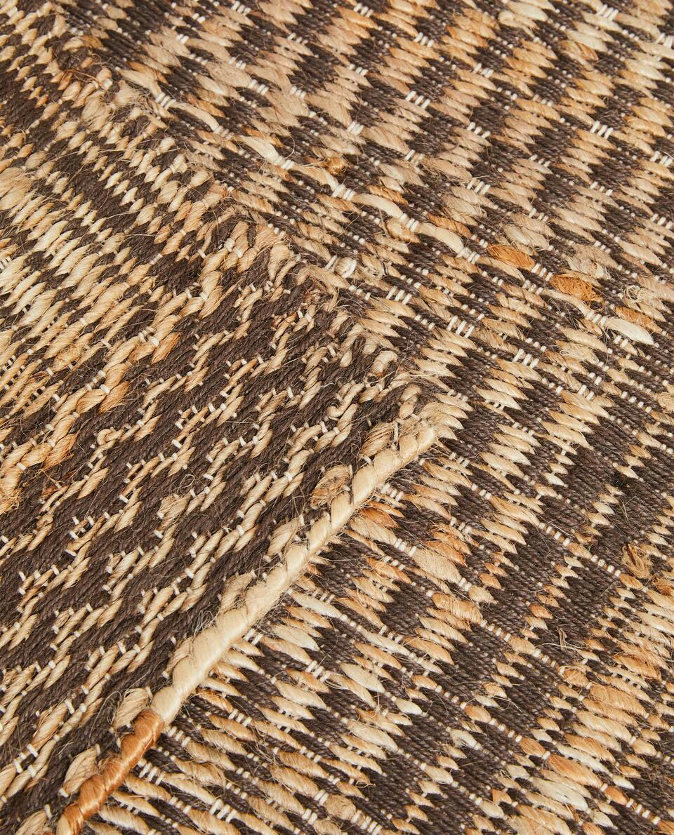 JUTE AND COTTON RUG