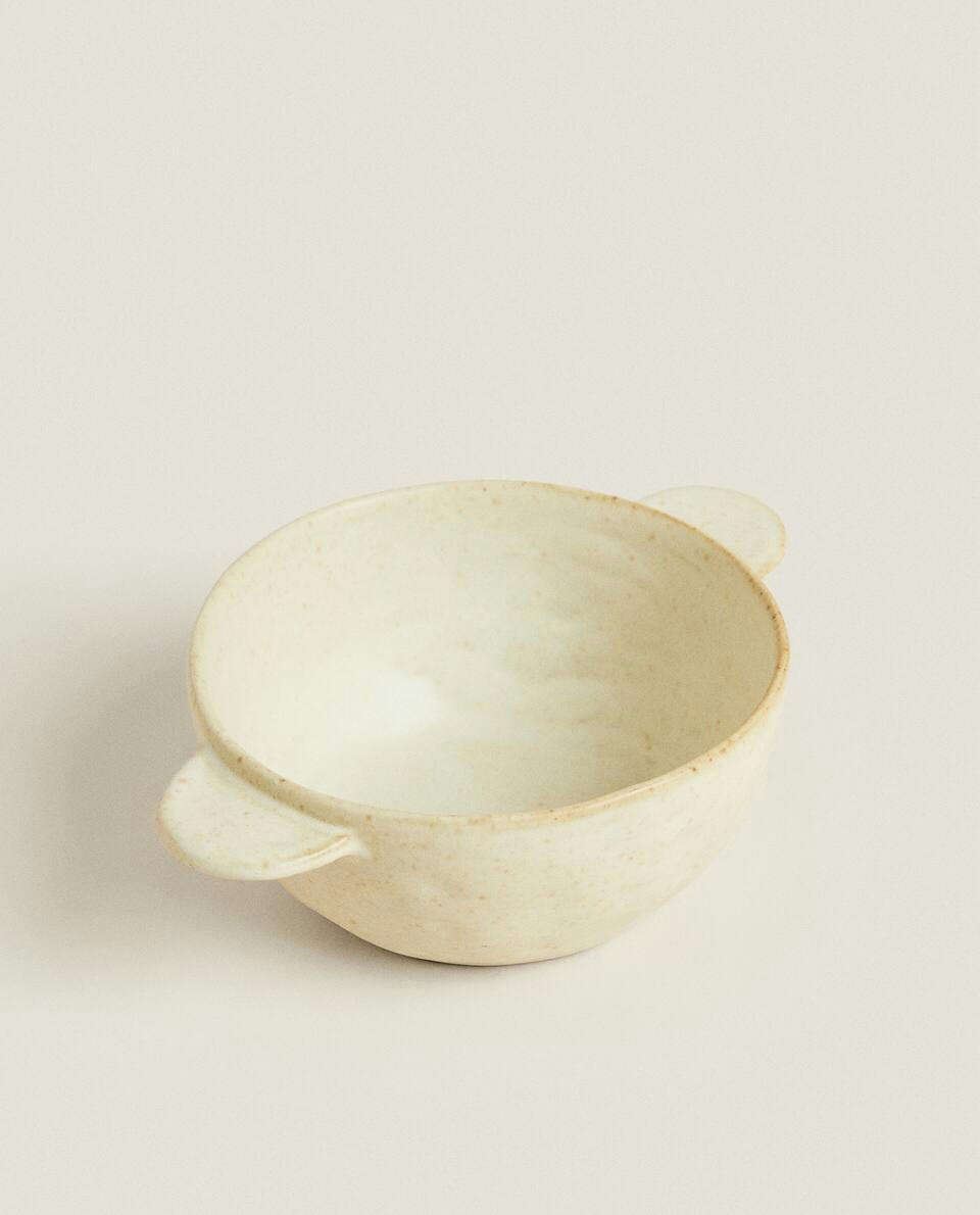 TEXTURED STONEWARE BOWL